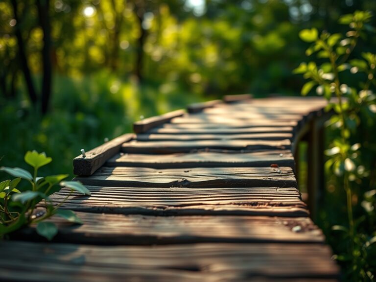 6 Crafty Steps to Build a Wooden Garden Bridge